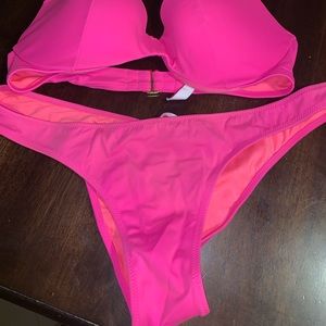 Victoria secret hot pink bikini